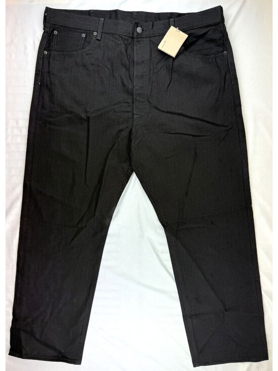 Levi's Other - NWT Levis 501xx Original Black Denim Jeans Mens 42x30 Straight Button Fly Stretc